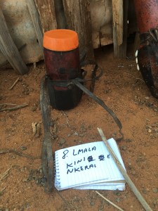 Samburu milking container called a lmala kini e nkerai